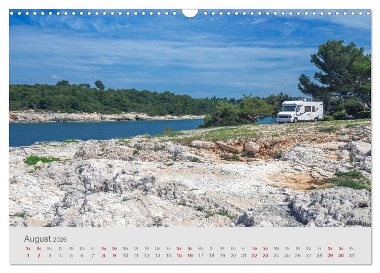 Produktbild: Abenteuer Camping in Kroatien (Wandkalender 2026 DIN A3 quer), CALVENDO Monatskalender