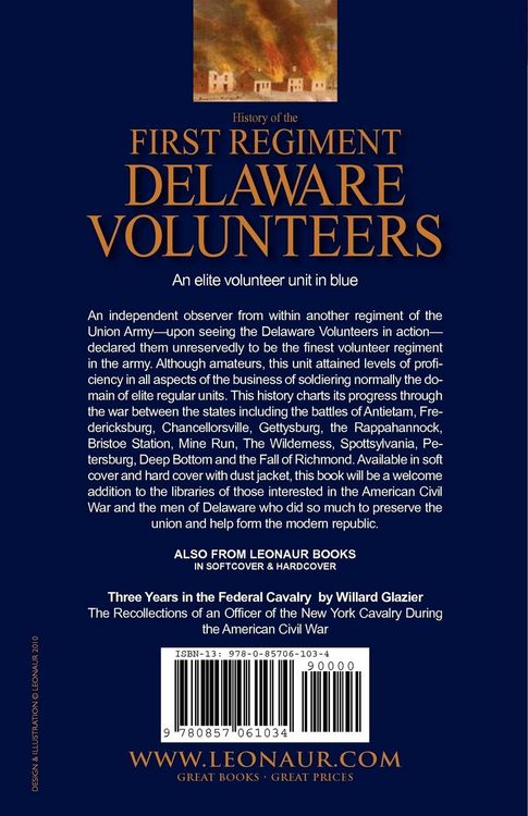 Produktbild: History of the First Regiment, Delaware Volunteers