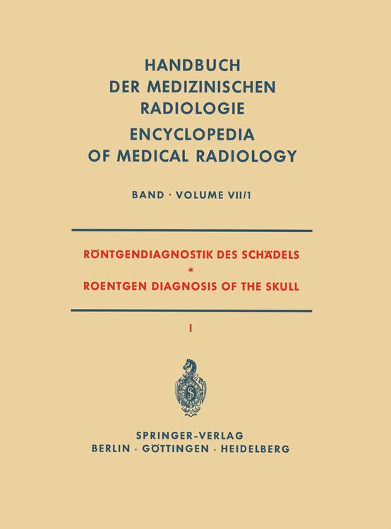 Produktbild: R&ouml;ntgendiagnostik des Sch&auml;dels I / Roentgen Diagnosis of the Skull I
