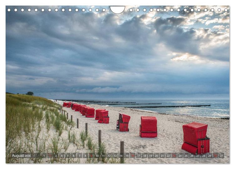 Produktbild: Ahrenshoop - Stimmungsbilder eines K&uuml;nstlerortes (Wandkalender 2026 DIN A4 quer), CALVENDO Monatskalender