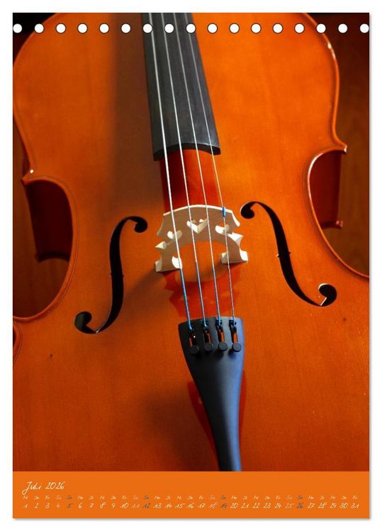 Produktbild: Geliebtes Cello (Tischkalender 2026 DIN A5 hoch), CALVENDO Monatskalender