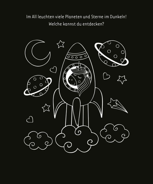 Produktbild: Mein leuchtendes Einhorn-Kritzkratz-Buch