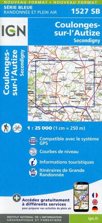 Produktbild: Coulonges-sur-l' Autize 1:25 000
