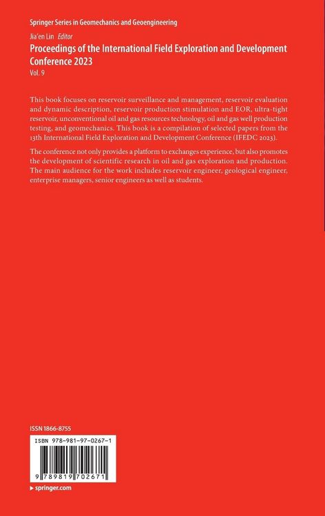 Produktbild: Proceedings of the International Field Exploration and Development Conference 2023