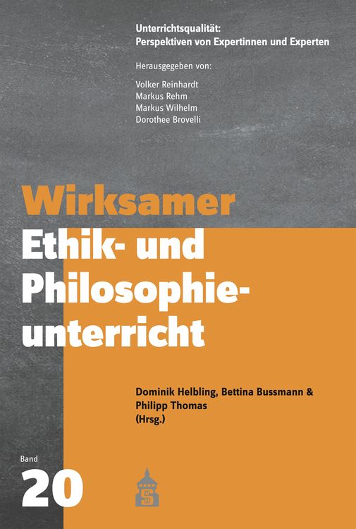 Produktbild: Wirksamer Ethik- und Philosophieunterricht