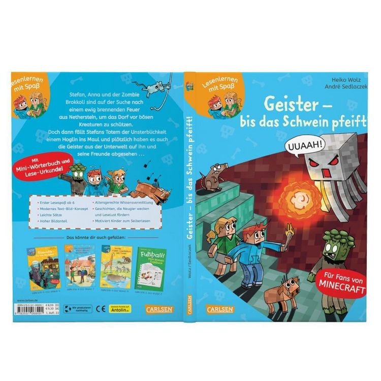 Produktbild: Minecraft 6: Geister &ndash; bis das Schwein pfeift!