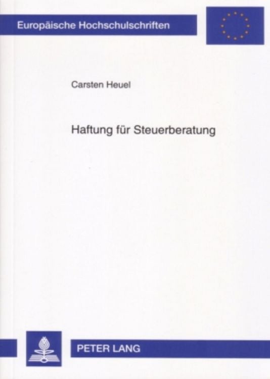 Produktbild: Haftung f&uuml;r Steuerberatung