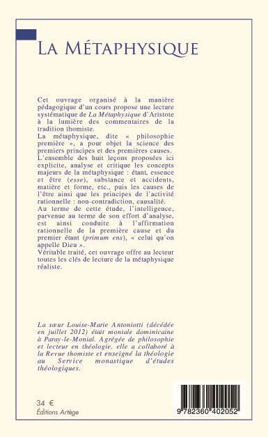 Produktbild: La metaphysique
