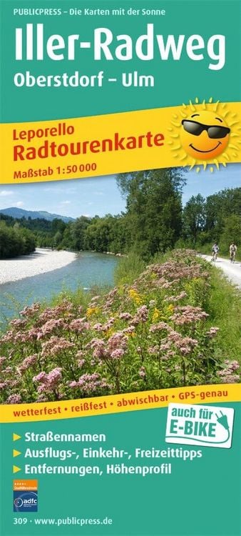 Produktbild: Iller-Radweg 1 : 50 000