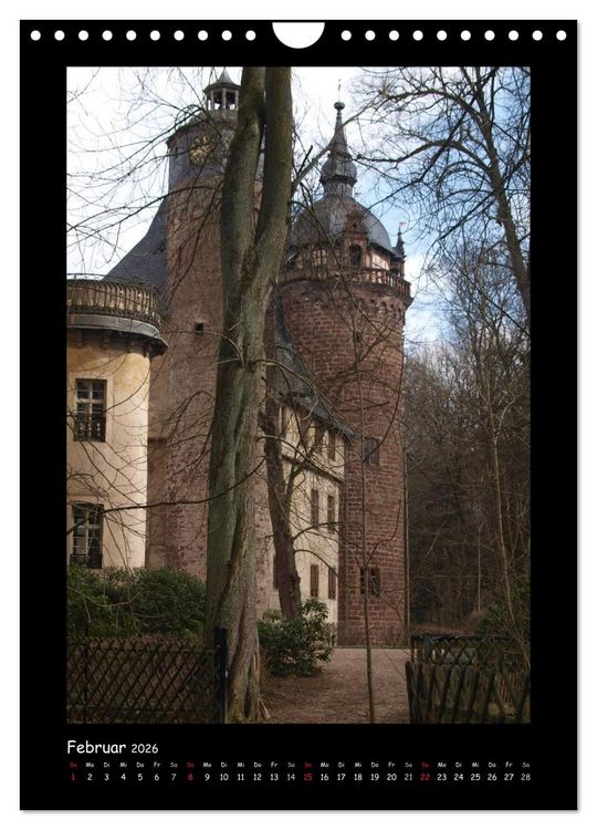 Produktbild: Odenwald & Bergstra&szlig;e (Wandkalender 2026 DIN A4 hoch), CALVENDO Monatskalender