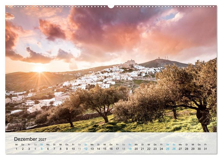 Produktbild: Griechenland - Inselparadies in Europa (Wandkalender 2027 DIN A2 quer), CALVENDO Monatskalender