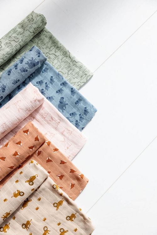 Produktbild: Mullt&uuml;cher 3-pack mix - 55x55cm - Lively Lion