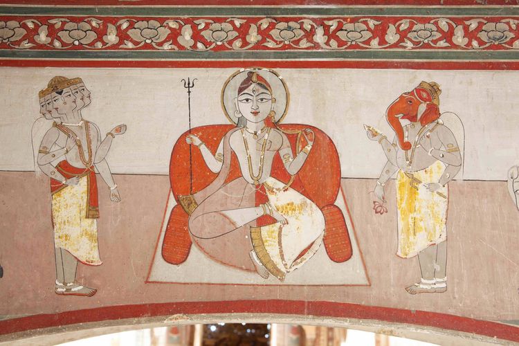 Produktbild: Indische Wandbilder: Eine Reise zu G&ouml;ttern und Mythen des Hinduismus