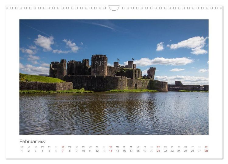 Produktbild: Wales / AT-Version (Wandkalender 2027 DIN A3 quer), CALVENDO Monatskalender