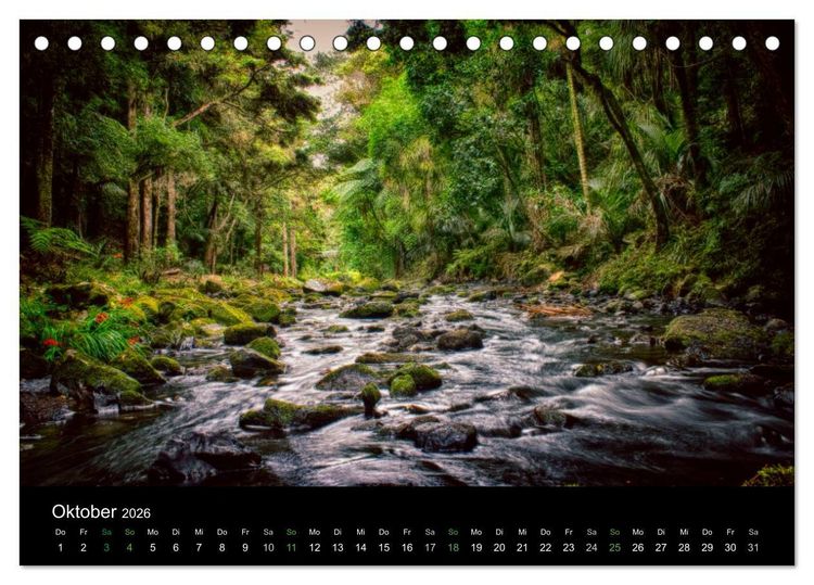 Produktbild: Neuseeland extrem (Tischkalender 2026 DIN A5 quer), CALVENDO Monatskalender