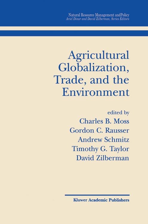 Produktbild: Agricultural Globalization Trade and the Environment