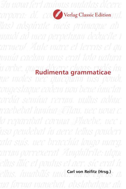 Produktbild: Rudimenta grammaticae