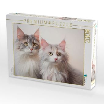 Produktbild: CALVENDO Puzzle Katzen im Pastellstil | 2000 Teile Lege-Gr&ouml;&szlig;e 90x67cm Foto-Puzzle f&uuml;r gl&uuml;ckliche Stunden