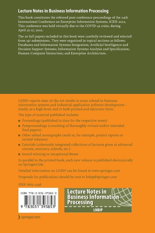 Produktbild: Enterprise Information Systems