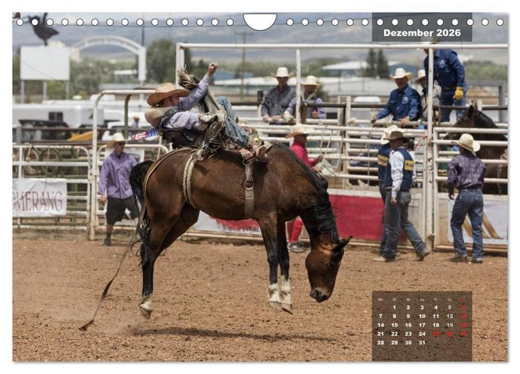 Produktbild: Faszination Rodeo (Wandkalender 2026 DIN A4 quer), CALVENDO Monatskalender
