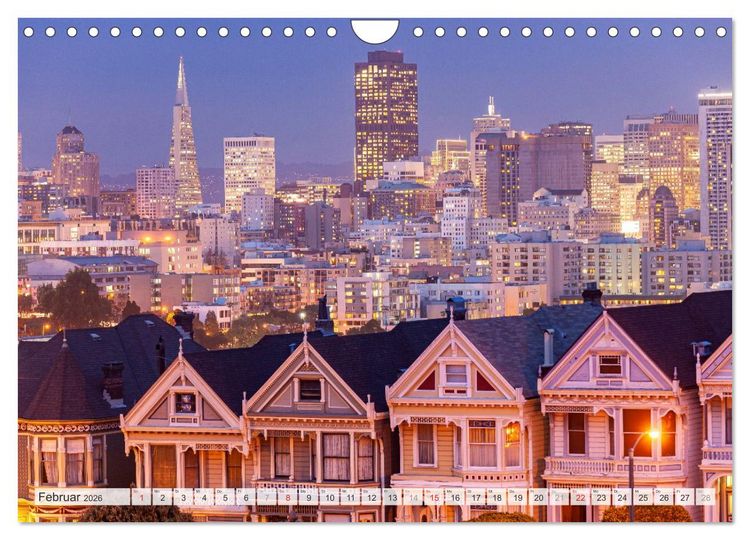 Produktbild: Skylines weltweit (Wandkalender 2026 DIN A4 quer), CALVENDO Monatskalender