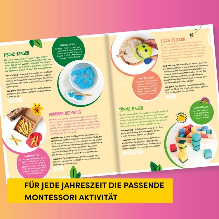 Produktbild: Montessori - 365 Kreativideen rund ums Jahr