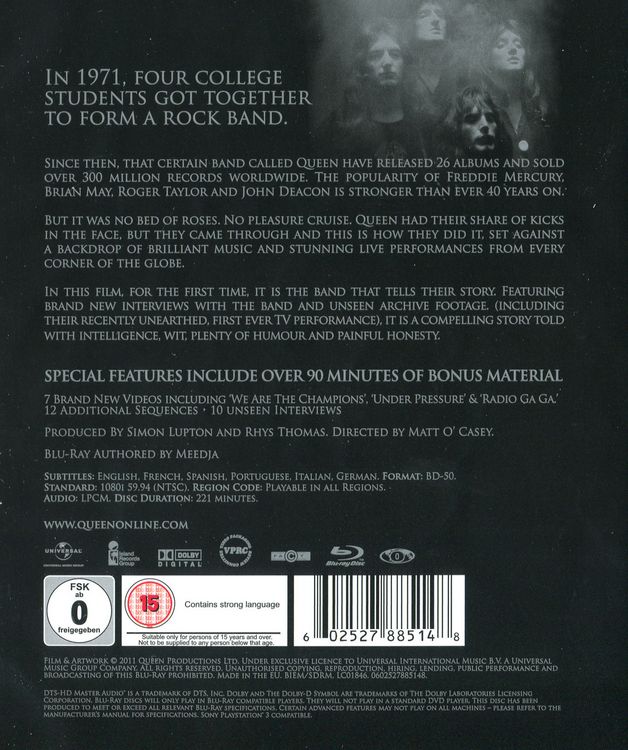 Produktbild: Queen - Days of our Lives/The Definitive Documentary of the World's Greatest Rock Band