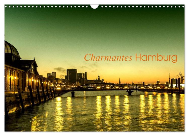 Produktbild: Charmantes Hamburg (Wandkalender 2026 DIN A3 quer), CALVENDO Monatskalender