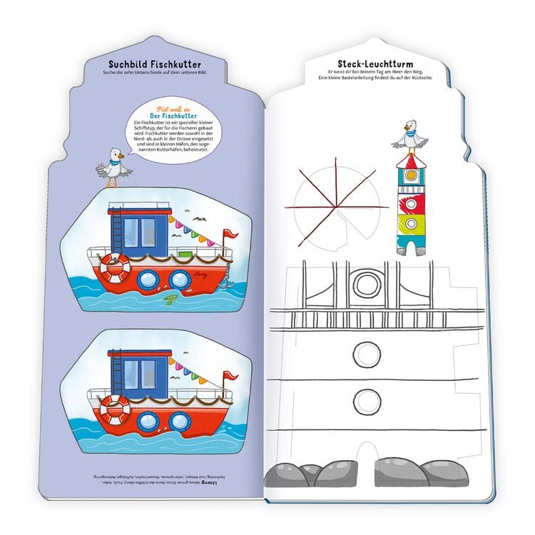 Produktbild: TR&Ouml;TSCH - Malbuch Mein kunterbuntes Spiel- und Malbuch Am Meer