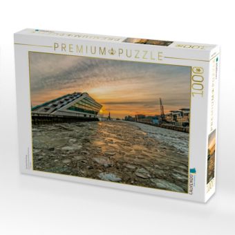 Produktbild: CALVENDO Puzzle Dockland Hamburg | 1000 Teile Lege-Gr&ouml;&szlig;e 64x48cm Foto-Puzzle f&uuml;r gl&uuml;ckliche Stunden