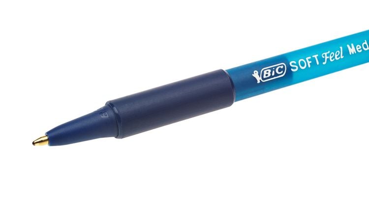 Produktbild: BIC Kugelschreiber Soft Feel 0.4mm blau, 3er Set