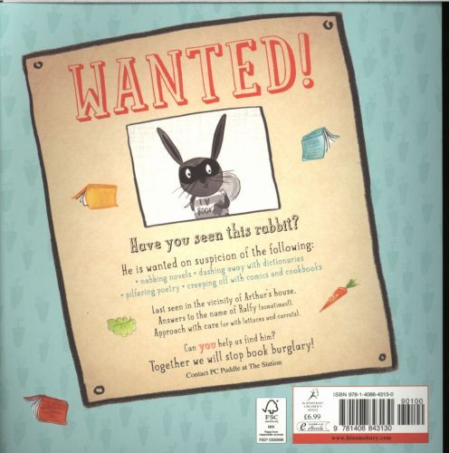 Produktbild: WANTED! Ralfy Rabbit, Book Burglar