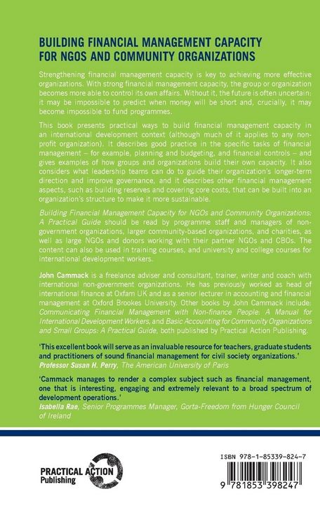 Produktbild: Building Financial Management Capacity for NGOS and Community Organizations