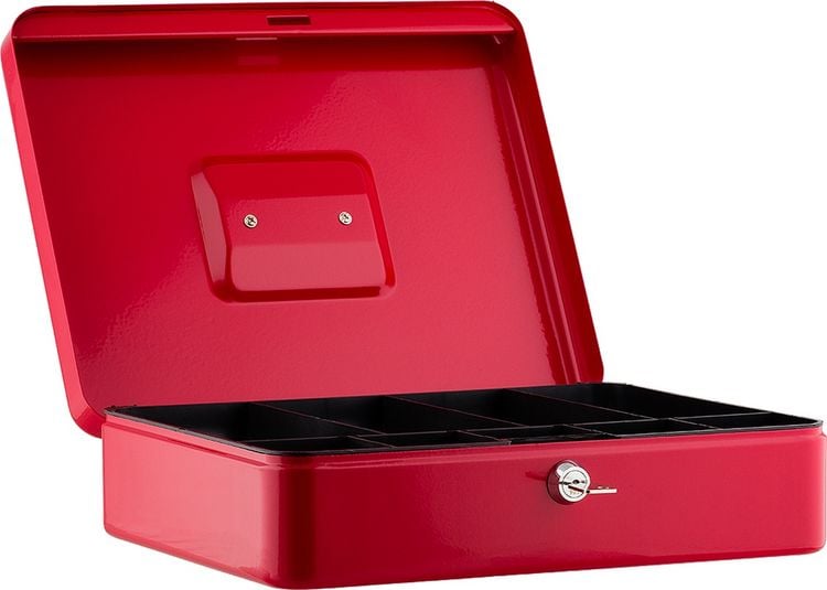 Produktbild: SAX Geldkassette 30x24x9 cm, rot