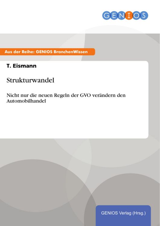 Produktbild: Strukturwandel
