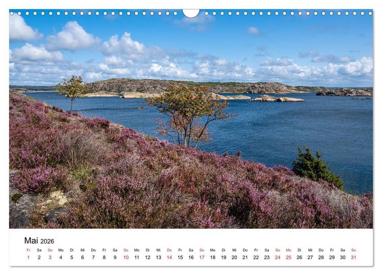 Produktbild: Westk&uuml;ste in Schweden (Wandkalender 2026 DIN A3 quer), CALVENDO Monatskalender