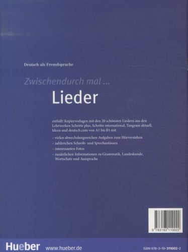 Produktbild: Zwischendurch mal ... Lieder