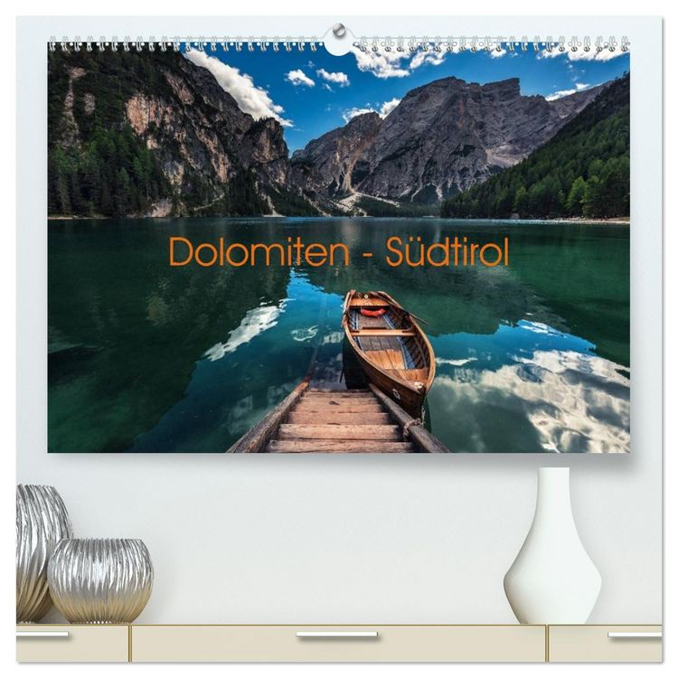 Produktbild: Dolomiten - S&uuml;dtirol (hochwertiger Premium Wandkalender 2026 DIN A2 quer), Kunstdruck in Hochglanz