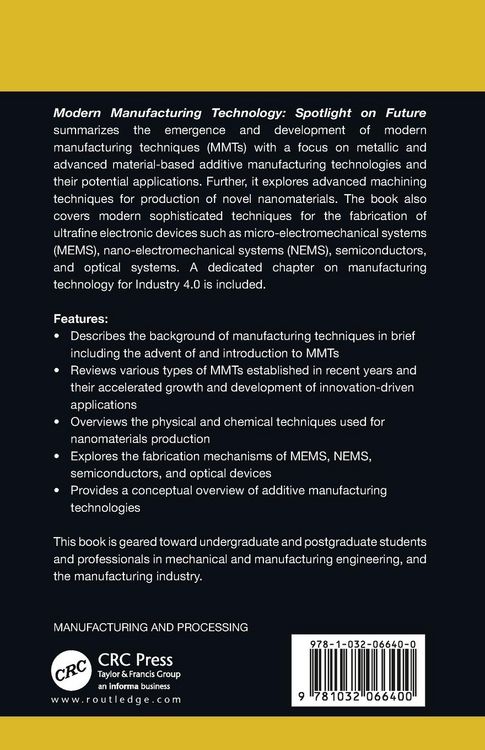 Produktbild: Modern Manufacturing Technology