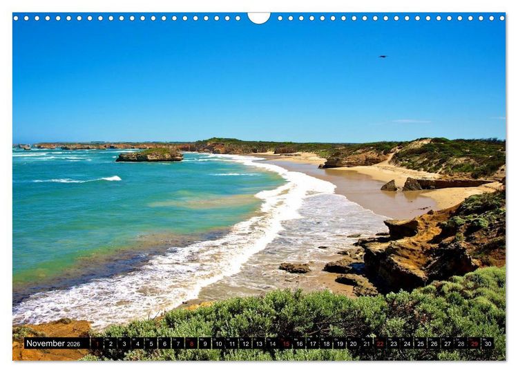 Produktbild: Australien - Die Great Ocean Road (Wandkalender 2026 DIN A3 quer), CALVENDO Monatskalender
