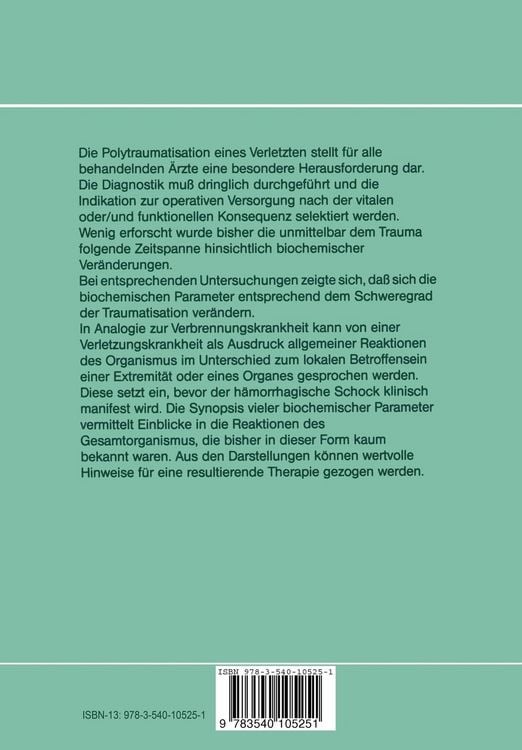 Produktbild: Polytrauma und Stoffwechsel