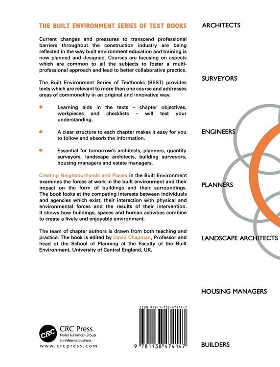 Produktbild: Creating Neighbourhoods and Places in the Built Environment