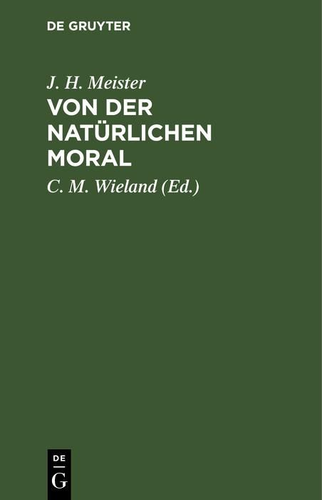 Produktbild: Von der nat&uuml;rlichen Moral