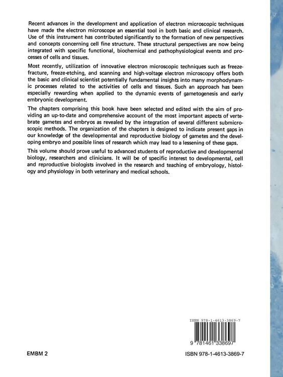 Produktbild: Ultrastructure of Reproduction