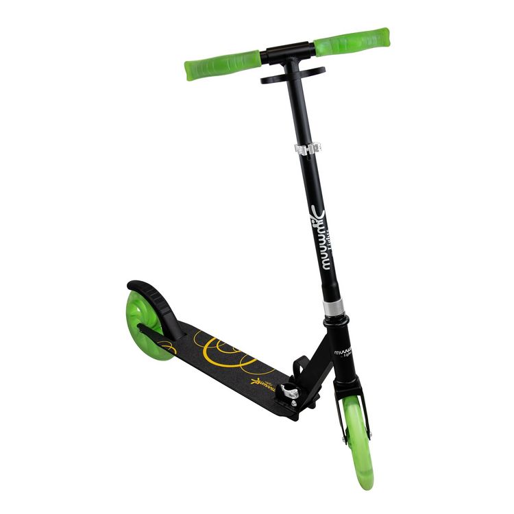 Produktbild: muuwmi Lights Aluminium Scooter GLOW 200 mm, mit Leuchtrollen und Glow-Effekt
