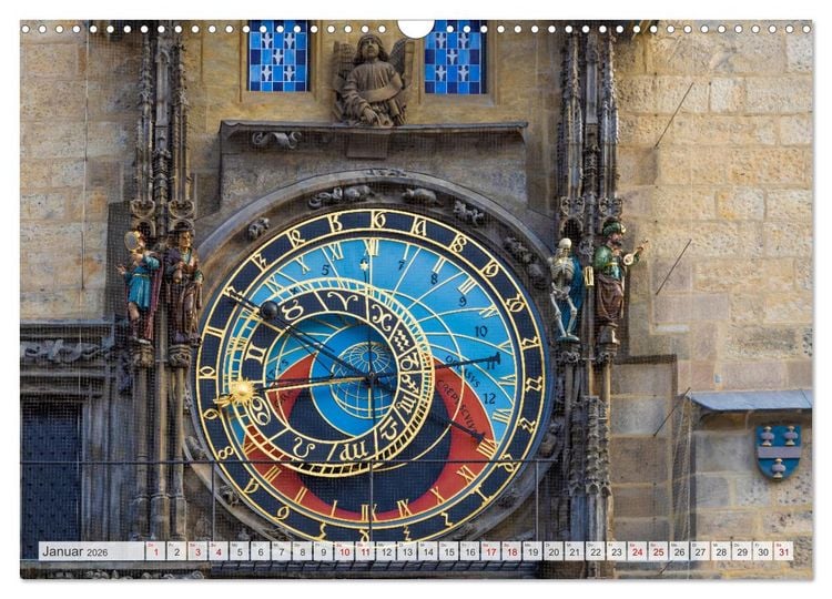 Produktbild: PRAG Impressionen bei Tag und Nacht (Wandkalender 2026 DIN A3 quer), CALVENDO Monatskalender