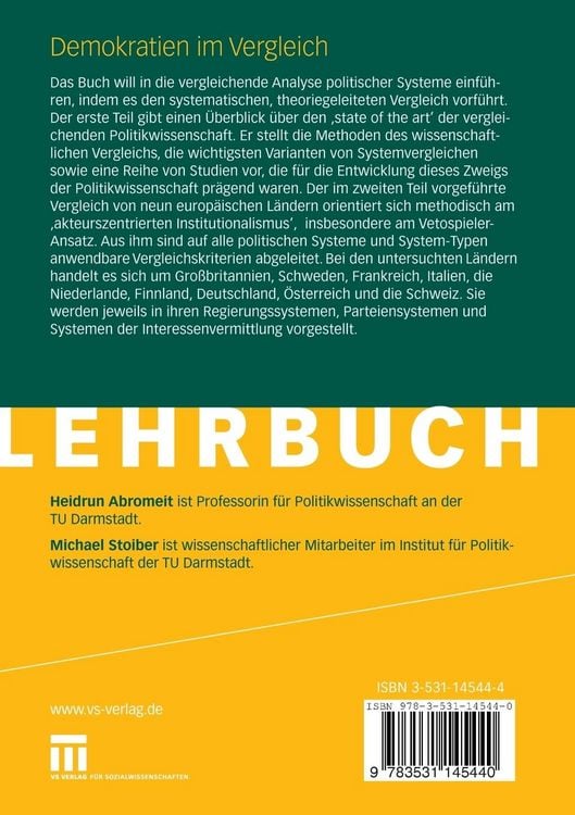 Produktbild: Demokratien im Vergleich