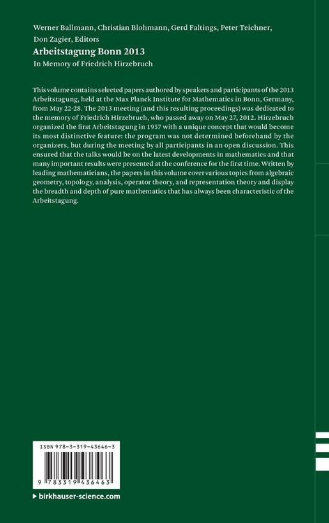 Produktbild: Arbeitstagung Bonn 2013
