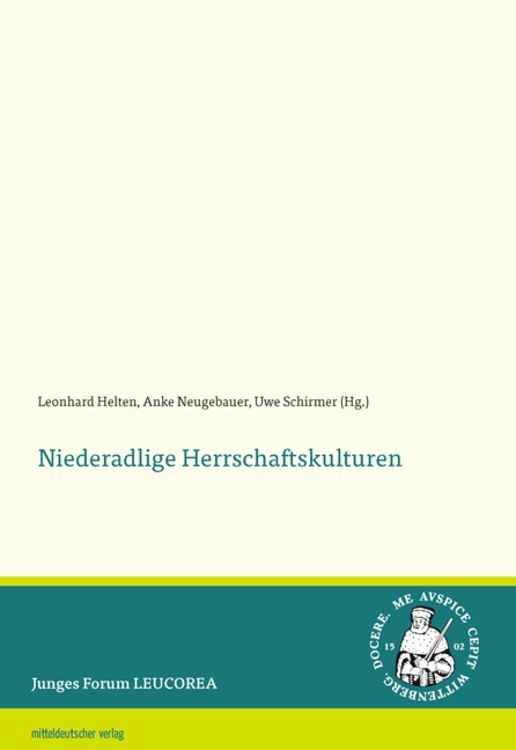 Produktbild: Niederadlige Herrschaftskulturen