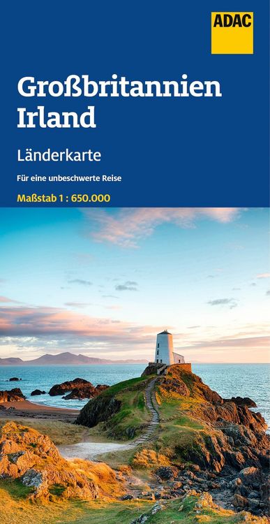 Produktbild: ADAC L&auml;nderkarte Gro&szlig;britannien, Irland 1:650.000